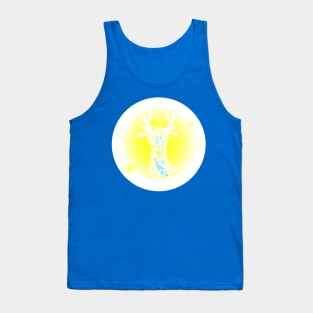 No Text Crayola Conte Crayon Version - Believer's World with Resident Wopppo Tank Top